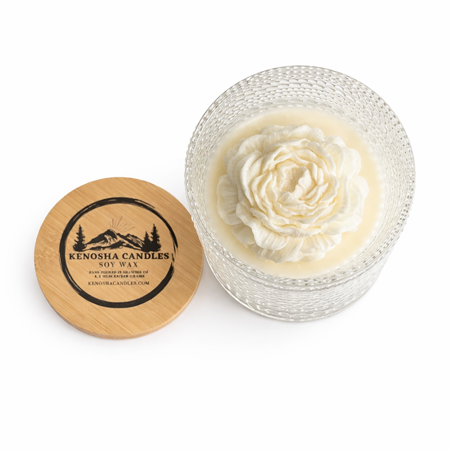 Hand-Poured Luxury Soy Candle-Vanilla Frost