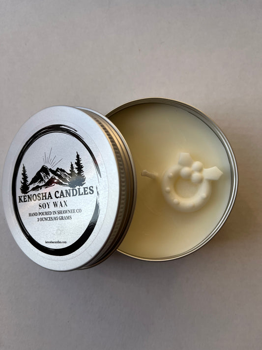 Hand Poured 3 Ounce Soy Candle Tin-Hot Cocoa
