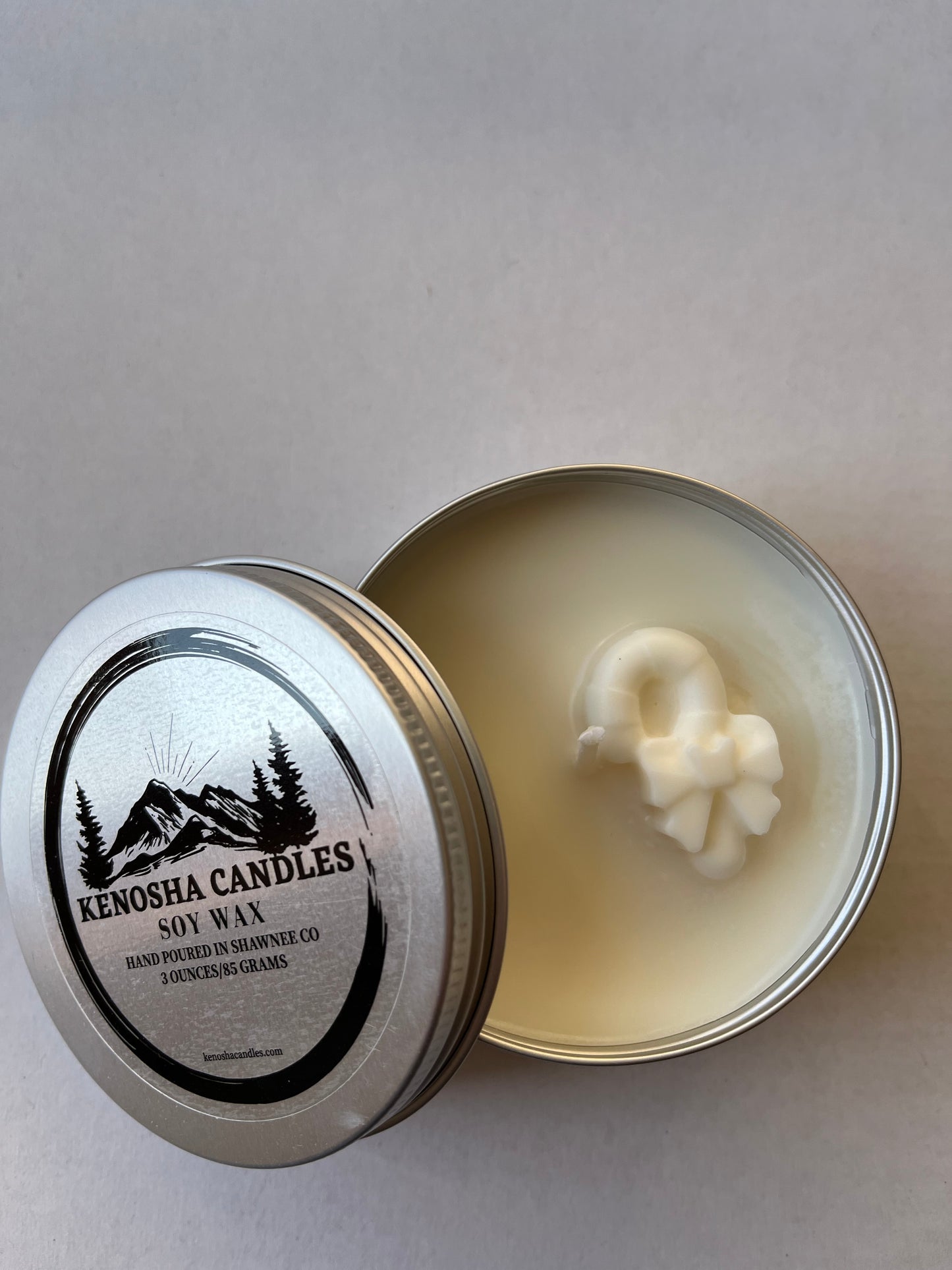 Limited Supply for Christmas-Hand Poured 3 Ounce Soy Candle Tin-Sugar Plum