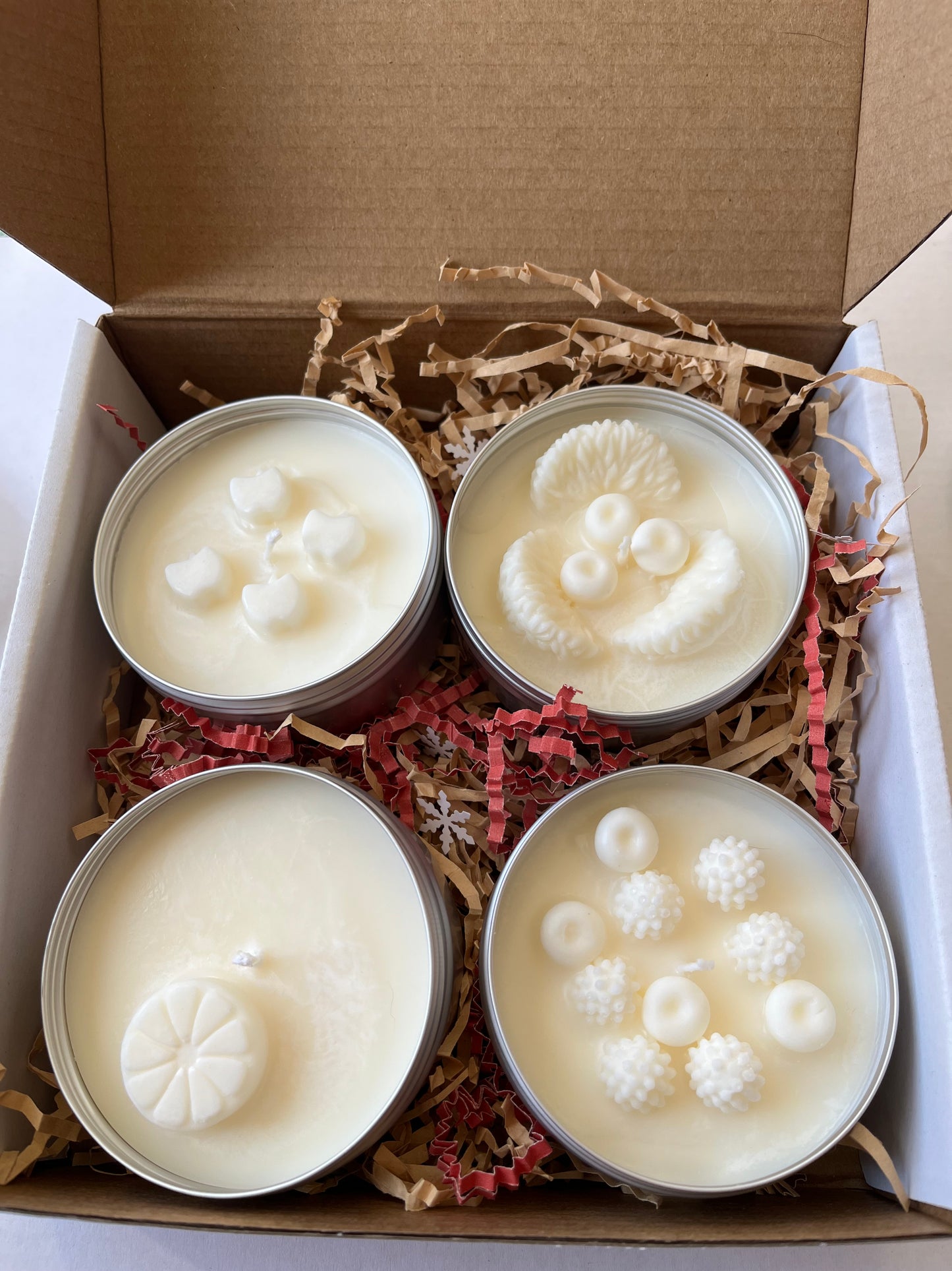 Fruit Filled 4 pack of 3 Ounce Soy Tins