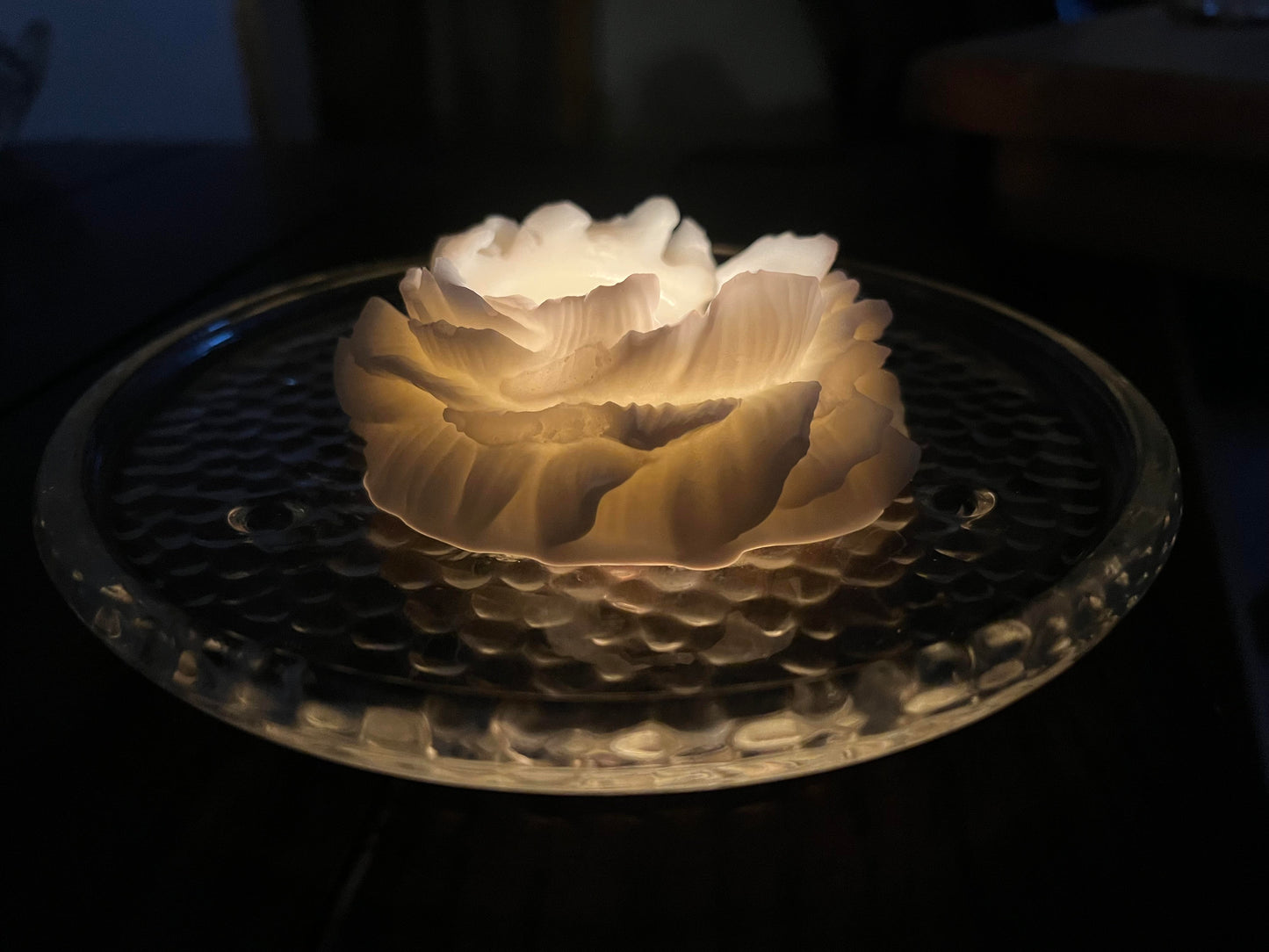A Perfect gift for Mother's Day! Delicate Soy Flower shaped Candle-Apple Breeze Scent