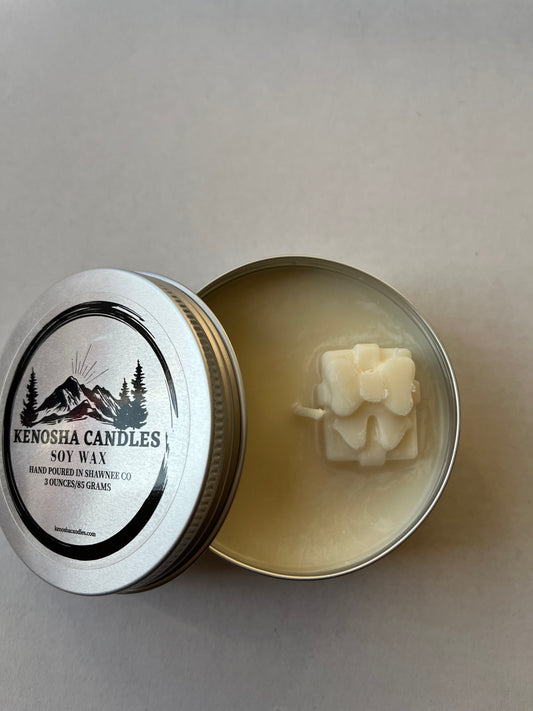 Limited Supply for Christmas-Hand Poured 3 Ounce Soy Candle Tin-Cinnamon Cashmere